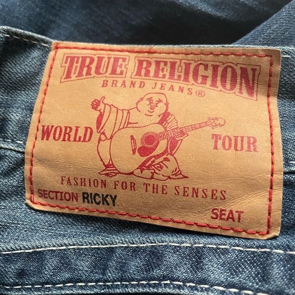 RARE VINTAGE TRUE RELIGION JEANS RICKY SIZE 34 - Picture 7 of 7